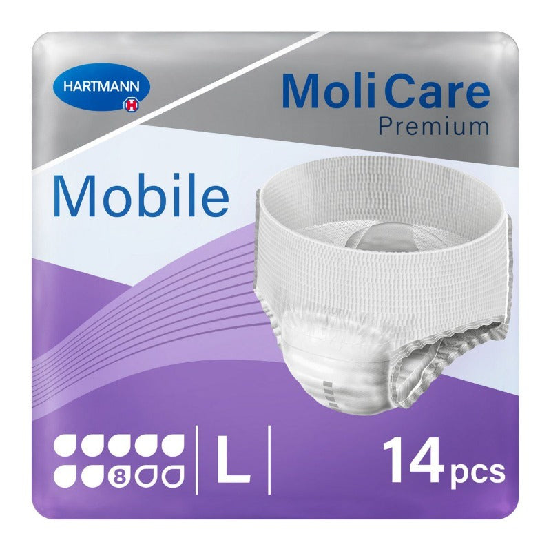 Molicare Premium Elastic 8 drops XL purple - 14 pieces
