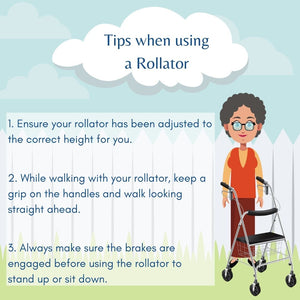 Tips When Using a Rollator