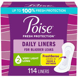 Poise Daily Liners - Very light absorbency