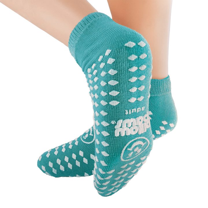 Double Sided Slipper Socks, Non Skid Hospital Travel Slipper Socks