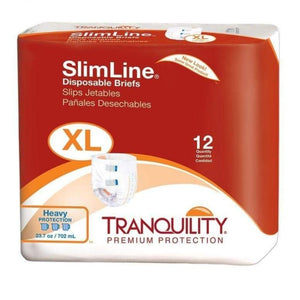 Tranquility Premium Overnight Disposable Absorbent Underwear XL Extra Large  56/case