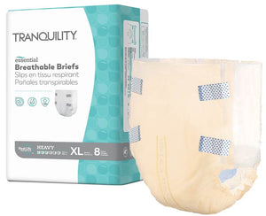 Tranquility Premium Overnight Disposable Absorbent Underwear XL Extra Large  56/case