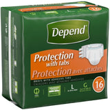 Depend Protection Brief with Tabs