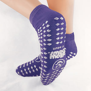 Pillow Paws Terry Slipper Socks Double-Imprint XL 7½-10 – AMF Incontinence