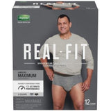 Depend Real Fit Incontinence Underwear for Men, Maximum Absorbency,  Small/Medium 22 Count - CTC Health