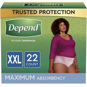 Attends Undergarments Waists up to 54 Inches