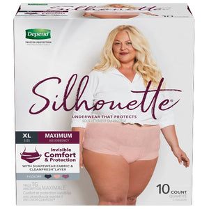 Kimberly Clark Female Adult Absorbent Underwear Depend® Silhouette® Pu –  Axiom Medical Supplies