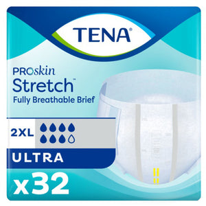 TENA ProSkin Stretch Ultra Briefs, Fully Breathable Adult