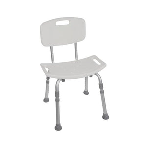 Deluxe Aluminum Shower Chair with Back