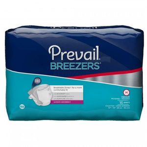 Prevail Air Incontinence Briefs, Heavy Absorbency - Unisex Adult Diapers,  Disposable, Size 2 - Simply Medical